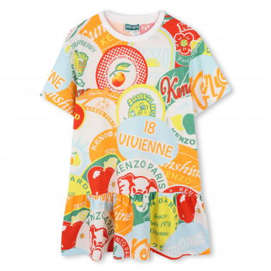 Vestido estampado multicolor KENZO KIDS para NIÑA