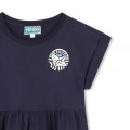 Dress with cutout waist panel KENZO KIDS for GIRL
