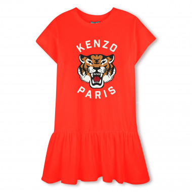Vestido estampado con volante KENZO KIDS para NIÑA