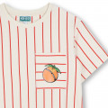 Robe en coton imprimé KENZO KIDS pour FILLE
