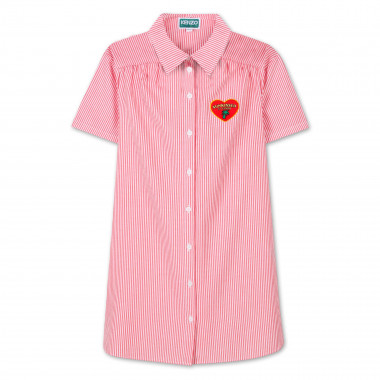 Vestido camisero de algodón KENZO KIDS para NIÑA