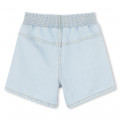 Denim shorts KENZO KIDS for GIRL
