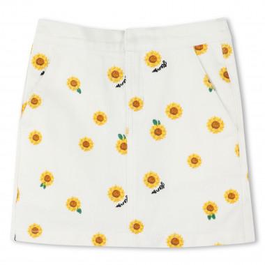 Jupe à taille élastiquée KENZO KIDS pour FILLE