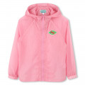 Water-repellent windbreaker KENZO KIDS for GIRL