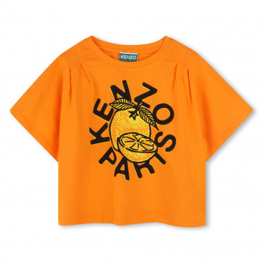 T-shirt à manches courtes KENZO KIDS pour FILLE