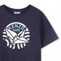 T-shirt with logo print KENZO KIDS for GIRL