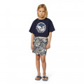 T-shirt with logo print KENZO KIDS for GIRL