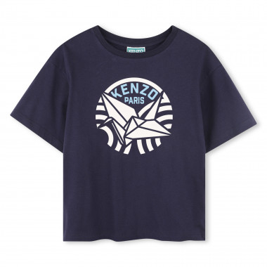 T-shirt met logoprint KENZO KIDS Voor