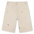 Striped Bermuda shorts KENZO KIDS for BOY