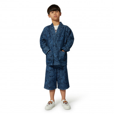 Cazadora vaquera estampada KENZO KIDS para UNISEXO