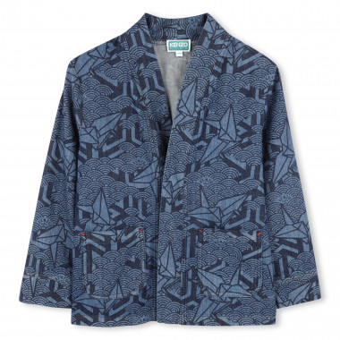 Cazadora vaquera estampada KENZO KIDS para UNISEXO