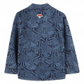 Printed denim jacket KENZO KIDS for UNISEX