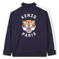 Sweat-shirt zippé Tigre KENZO KIDS pour UNISEXE