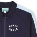 Sweat-shirt zippé Tigre KENZO KIDS pour UNISEXE