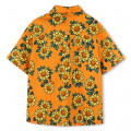 Cotton satin shirt KENZO KIDS for BOY
