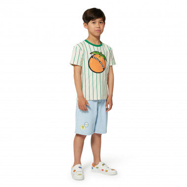 Embroidered Bermuda shorts KENZO KIDS for BOY