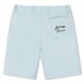 Embroidered Bermuda shorts KENZO KIDS for BOY