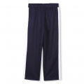 Trousers with side stripes KENZO KIDS for UNISEX