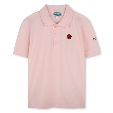 Polo with patch and embroidery KENZO KIDS for UNISEX