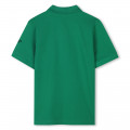 Polo with patch and embroidery KENZO KIDS for UNISEX