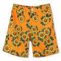 Cotton satin Bermuda shorts KENZO KIDS for BOY
