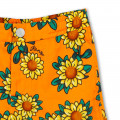 Cotton satin Bermuda shorts KENZO KIDS for BOY