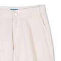Plain cotton Bermuda shorts KENZO KIDS for BOY