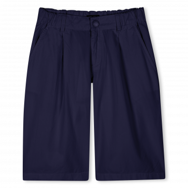Plain cotton Bermuda shorts KENZO KIDS for BOY