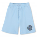 Cotton fleece Bermuda shorts KENZO KIDS for BOY