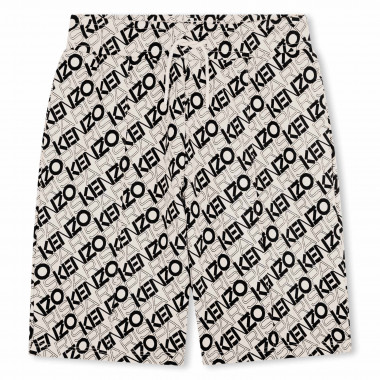 Printed Bermuda jogging shorts KENZO KIDS for BOY