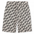 Printed Bermuda jogging shorts KENZO KIDS for BOY