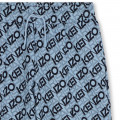 Printed Bermuda jogging shorts KENZO KIDS for BOY