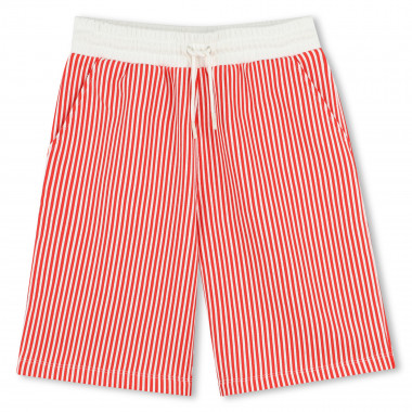 Striped cotton Bermuda shorts KENZO KIDS for BOY