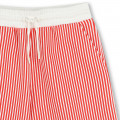 Striped cotton Bermuda shorts KENZO KIDS for BOY