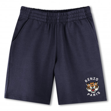 Fleece Bermuda jogging shorts KENZO KIDS for BOY