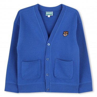Cardigan en molleton de coton KENZO KIDS pour UNISEXE