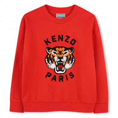 Sweat-shirt Tigre brodé KENZO KIDS pour GARCON