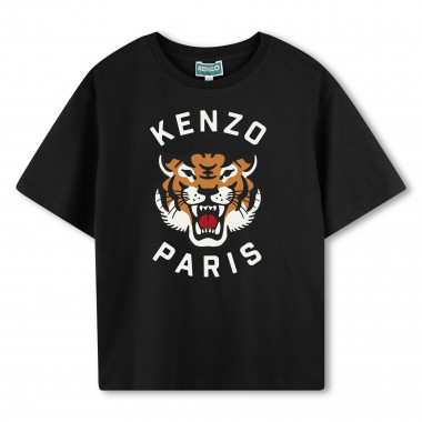 T-shirt en coton avec imprimé KENZO KIDS pour GARCON