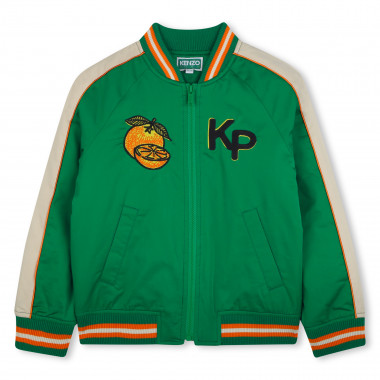 Blouson en satin de coton KENZO KIDS pour GARCON