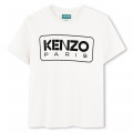 Kurzärmliges Baumwoll-T-Shirt KENZO KIDS Für JUNGE
