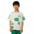 Round-neck cotton T-shirt KENZO KIDS for BOY