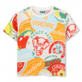 Short-sleeved cotton T-shirt KENZO KIDS for BOY