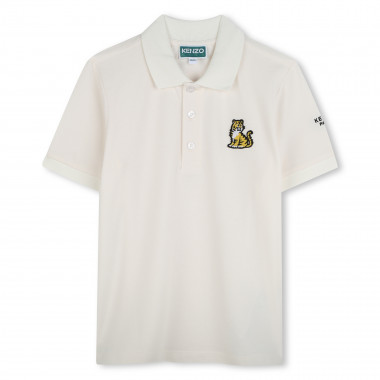 Polo manches courtes coton KENZO KIDS pour UNISEXE