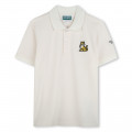 Short-sleeved cotton polo KENZO KIDS for UNISEX