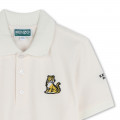 Short-sleeved cotton polo KENZO KIDS for UNISEX