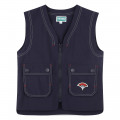 Veste sans manche zippée KENZO KIDS pour GARCON