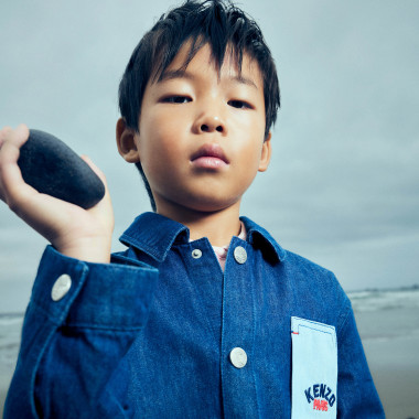 Cazadora vaquera de algodón KENZO KIDS para UNISEXO