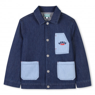 Cazadora vaquera de algodón KENZO KIDS para UNISEXO