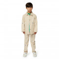 Striped cotton twill jacket KENZO KIDS for UNISEX