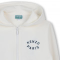 Cotton tracksuit cardigan KENZO KIDS for UNISEX